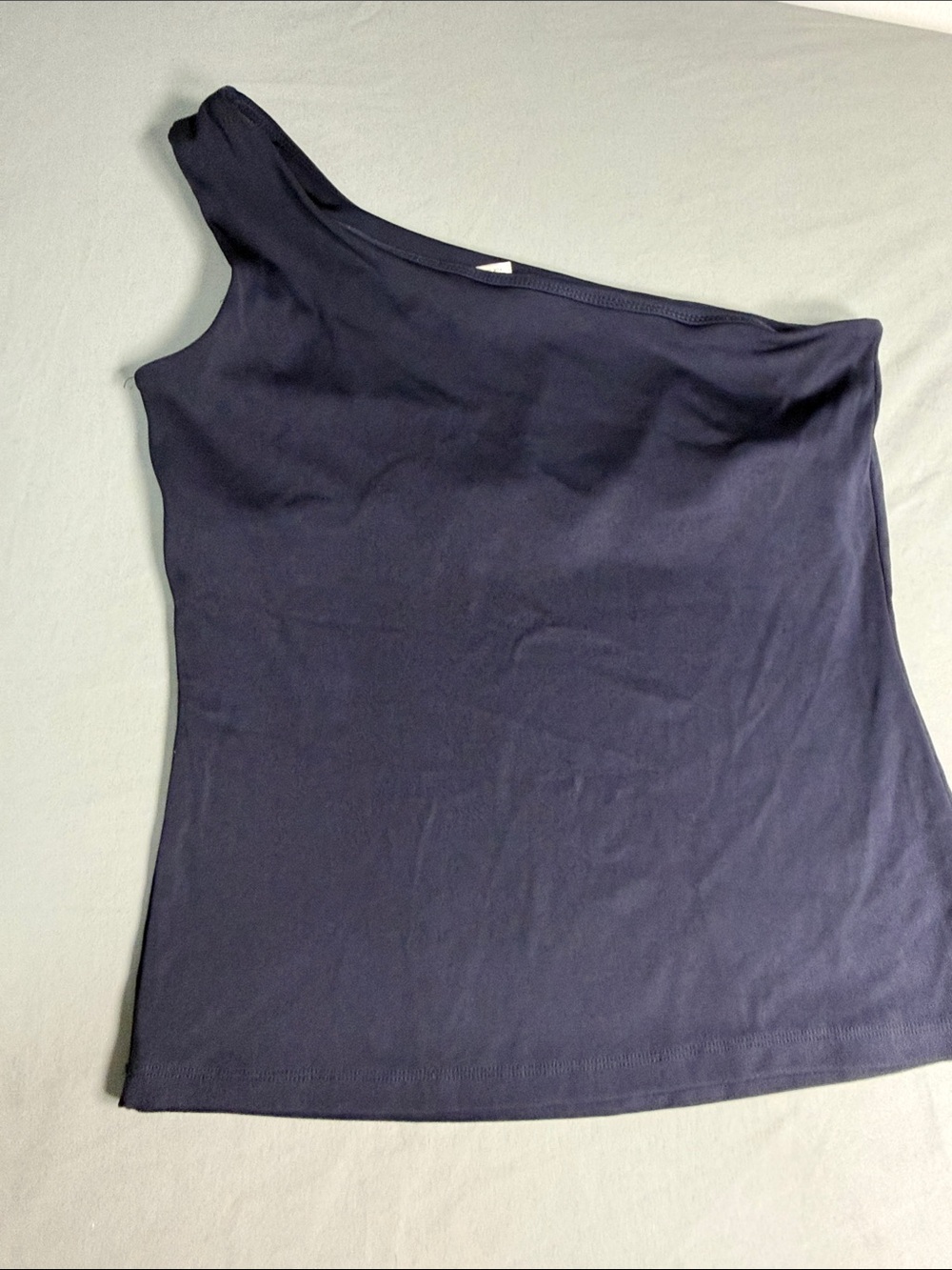 Cache One-Shoulder Navy Top - Picture 5 of 8